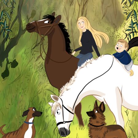 Illustration numérique personnalisée style Bd