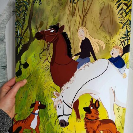 Illustration personnalisée style BD