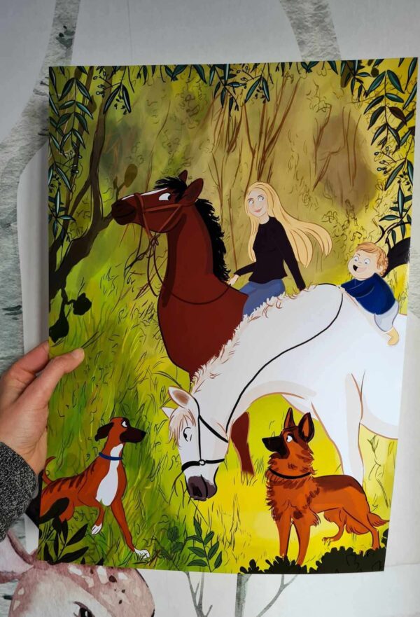 Illustration personnalisée style BD