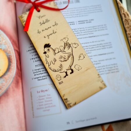 Marque page cocotte